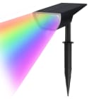 Xeta - WOLIXMINIRGB - Mini projecteur de jardin LED solaire noir - RGB