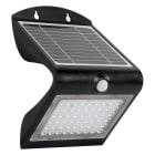 XPE - BUTTERFLY4 - Projecteur LED solaire mural 4W noir - IP65 - 3000K-3000K - 500 lm