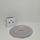 Xeta - ARPI66RI - Kit prise de sol encastree ronde 2P+T - inox brosse - IP66 - IK10