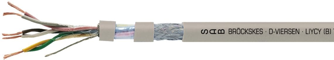 Cablerie Sab - LIYCY-JB 4 G 6,0 MM2 1000 V