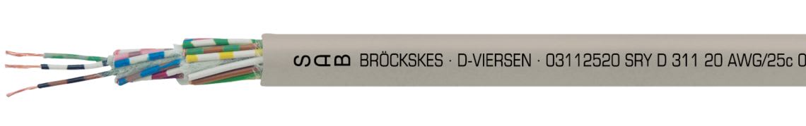 Cablerie Sab - SRY D 311 12 X AWG 18 500MTR