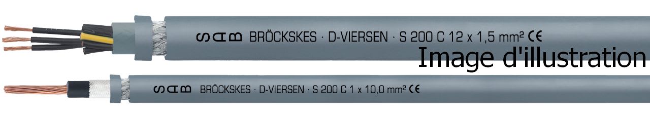 Cablerie Sab - S 200 C 18 G 1,5 mm2