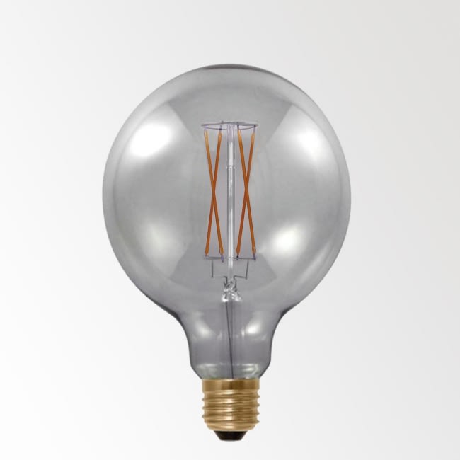 Delta Light - LED FILAMENT GL125 E27 6W 2200K - SMOKE