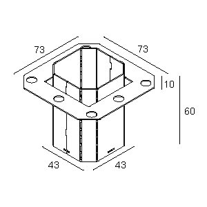 Delta Light - CONCRETE BOX 153