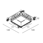 Delta Light - MOUNTING KIT 75 TRIMLESS