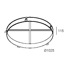 Delta Light - SUPERNOVA 95 RECESSED KIT