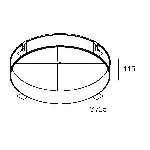 Delta Light - SUPERNOVA 65 RECESSED KIT