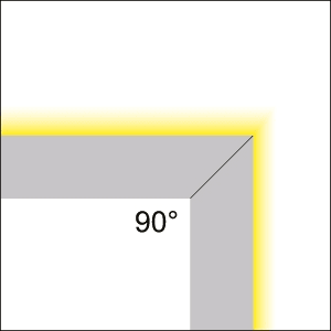 Delta Light - BL - CORNER 90° EXT