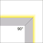 Delta Light - BL - CORNER 90° EXT