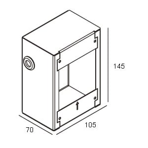 Delta Light - CONCRETE BOX 186