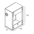 Delta Light - CONCRETE BOX 186