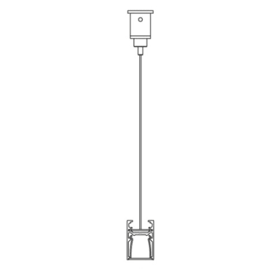 Delta Light - FTL35 - CABLE SUSPENSION SINGLE 1,6m