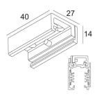 Delta Light - TRACK 3F DIM ON DIRECT FIXATION ANO