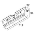 Delta Light - TRACK 3F DIM CORNER 180° W