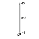 Delta Light - TRACK 3F DIM ON ROD SUSPENSION 1,0m B