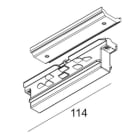 Delta Light - TRACK 3F DIM H CORNER 180° W