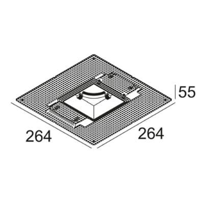 Delta Light - MOUNTING KIT S102 TRIMLESS O.F.A.