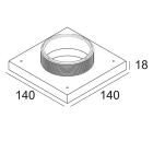 Delta Light - MOUNTING KIT R82 TRIMLESS CSC