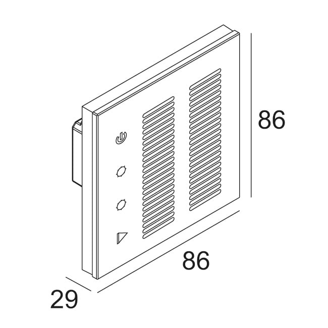 Delta Light - RGB/TW TOUCH CONTROLLER DMX