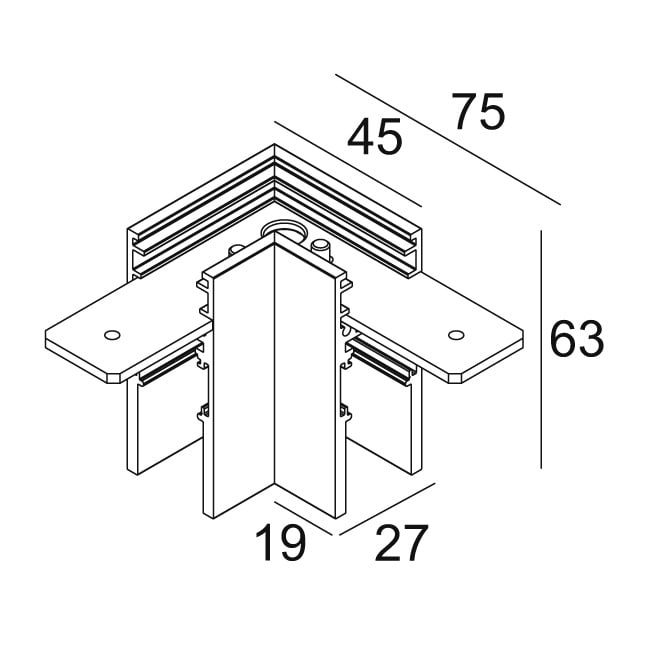 Delta Light - SLM26H - CORNER SET 90° B