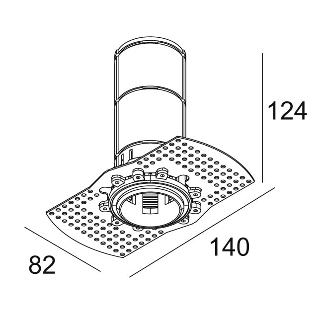 Delta Light - MOUNTING KIT SPY 39 TRIMLESS IN