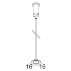 Delta Light - SOLI - CABLE SUSPENSION SINGLE 3,0m B