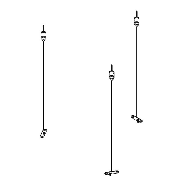 Delta Light - MULTINOVA 55 SUSPENSION SET 5x0,75 3m W