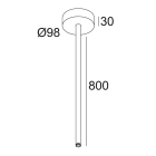 Delta Light - MULTINOVA 55 ROD SUSPENSION 0,8m B
