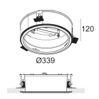 Delta Light - MULTINOVA 30 RECESSED KIT