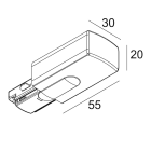 Delta Light - TRACK 1F ON END SUPPLY 12 B