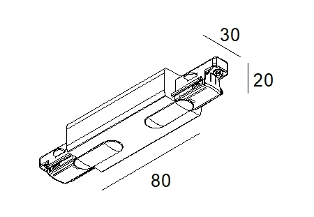 Delta Light - TRACK 1F ON MIDDLE SUPPLY W