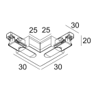 Delta Light - TRACK 1F ON CORNER 90° OUT W