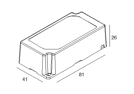 Delta Light - LED POWER SUPPLY 120V - 500mA-DC / 12W DIM8