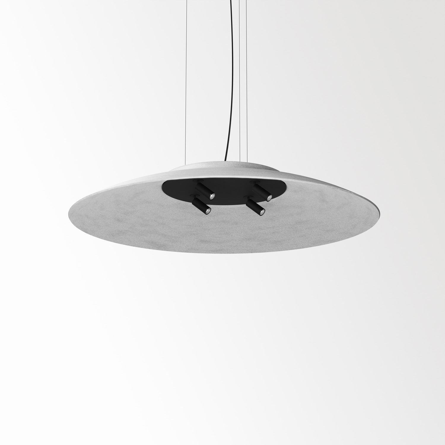Delta Light - ZOOVER 4CLIP 140 LIGHT GREY DIM5