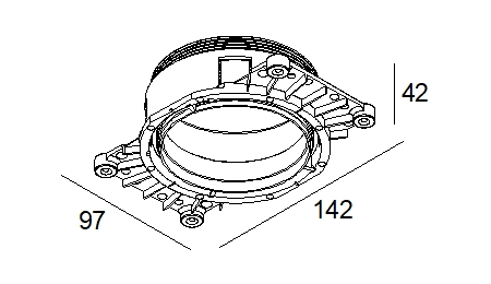 Delta Light - MOUNTING KIT ENTERO RD-S O.F.A.