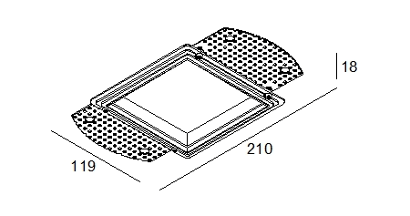 Delta Light - MOUNTING KIT ENTERO SQ-M