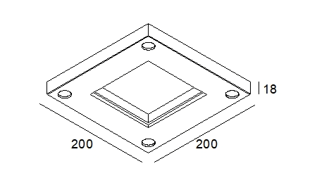 Delta Light - MOUNTING KIT ENTERO SQ-M CSC