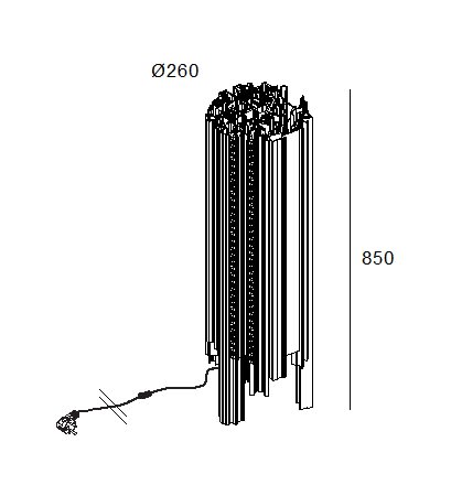 Delta Light - HIGH PROFILE F2 E27 RND
