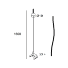 Delta Light - INF40 SQ 320/360 - SUSPENSION SET 1,6m B