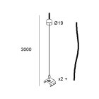 Delta Light - INF40 SQ 160/180 - SUSPENSION SET 3,0m B
