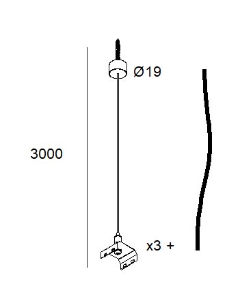 Delta Light - INF40 SQ 320/360 - SUSPENSION SET 3,0m W