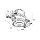 Delta Light - MOUNTING KIT MINI DEEP RINGO II TRIMLESS