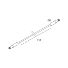 Delta Light - PLUG-IN 48V CABLE 11cm black