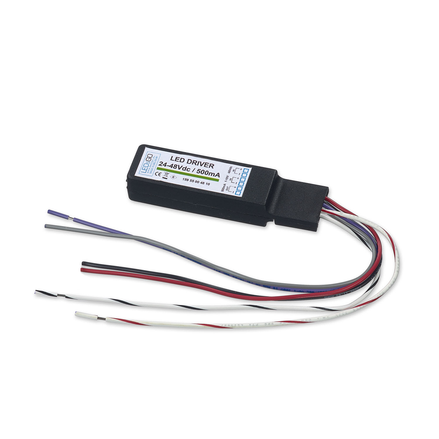 Delta Light - LED POWER CONVERTER 48V-DC to 500 mA-DC / 22W PRO DIM5