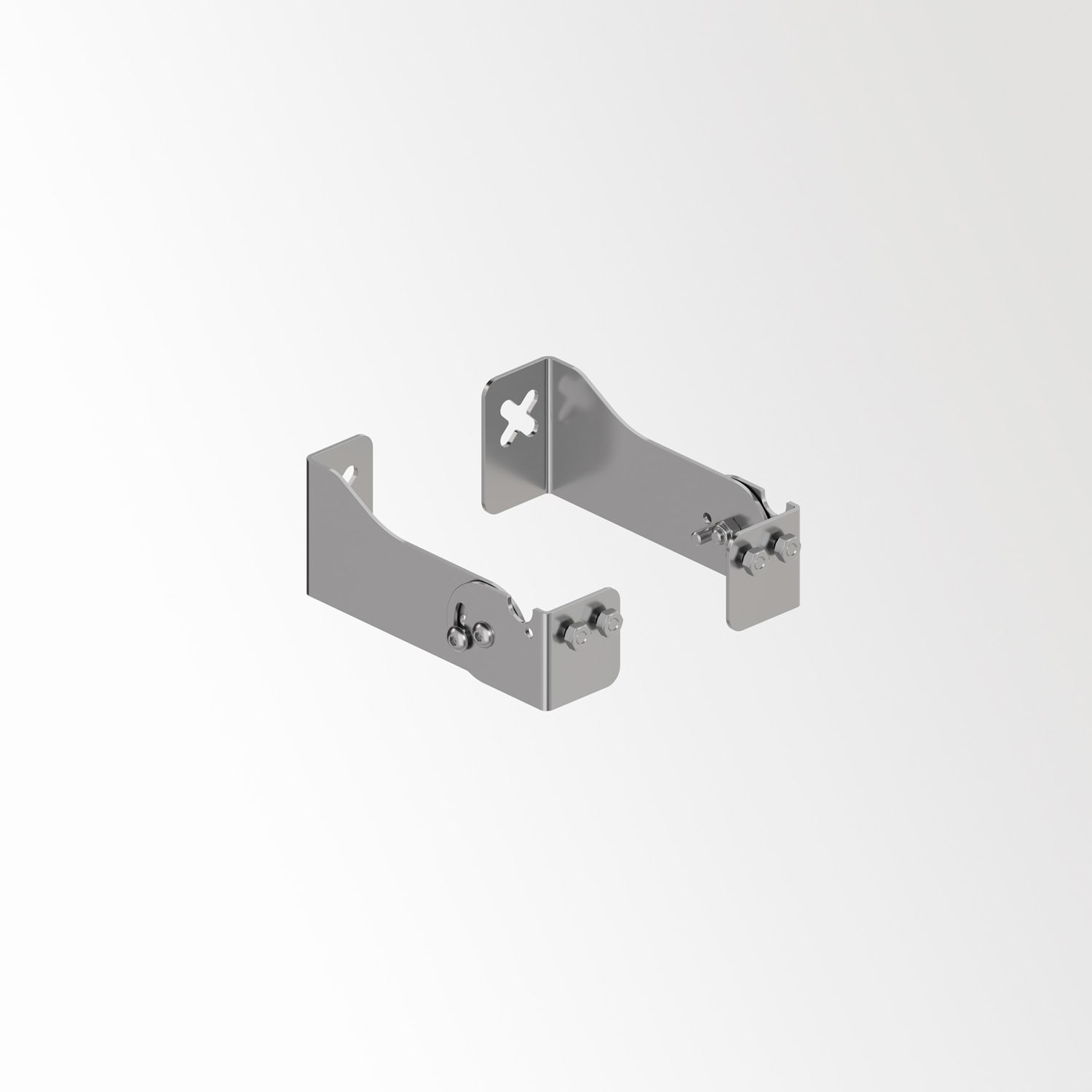Delta Light - WALL BRACKET SET 100 INOX