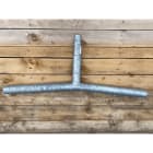 Petit Jean - Double crossette KC acier galvanisé, 0.50m, 15 degrés pour fût BM RC, avec vis