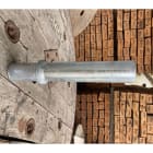 Petit Jean - Embout démontable lisse en acier thermolaqué 60x100mm pour fût 76mm