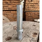 Petit Jean - Embout démontable lisse en acier thermolaqué 60x100mm pour fût 76mm