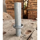 Petit Jean - Embout démontable lisse en acier thermolaqué 60x100mm pour fût 89mm