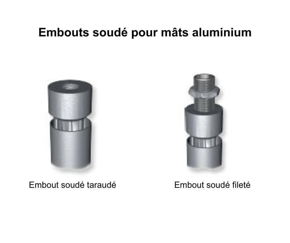 Petit Jean - Embout soudé taraudé ou fileté pour TCA 90